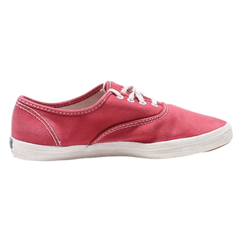 KEDS Low Top Trainers Red Canvas Womens UK 3.5