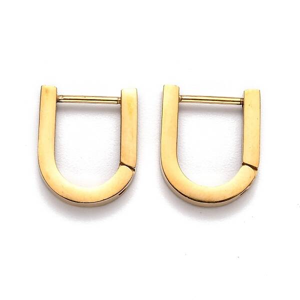 304 Stainless Steel Huggie Hoop Earrings