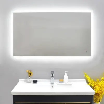 Crystal LED Bathroom Mirror 48\