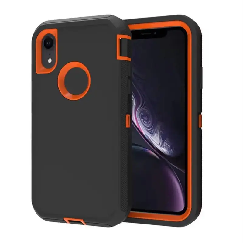 Non-slip Phone Case For iPhone XR, 1 Count Heavy Duty Drop Protection & Full Body Rugged Shockproof Phone Case, Dustproof Rug...