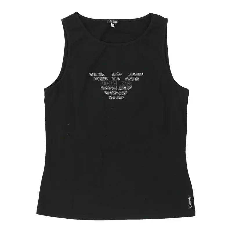 Armani Jeans Vest - Medium Black Cotton