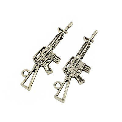 Tibetan Style Alloy Rifle/Gun Pendants