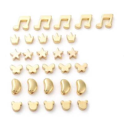 Brass Spacer Beads Set
