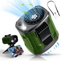 Portable waist fan【Flare Point】Portable Personal Fan Clip on Waistband, 4 Adjustable Speeds.16H Battery Life, 10000RPM, H...