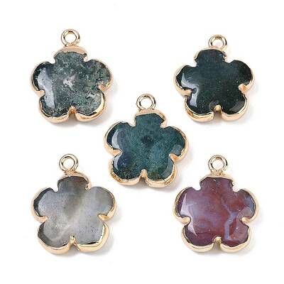 Natural Indian Agate Pendants