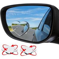Heart Shaped Blind Spot Rearview Mirror, Universal Adhesive Side Mirror, Car Exterior Accessories for Car SUV Truck