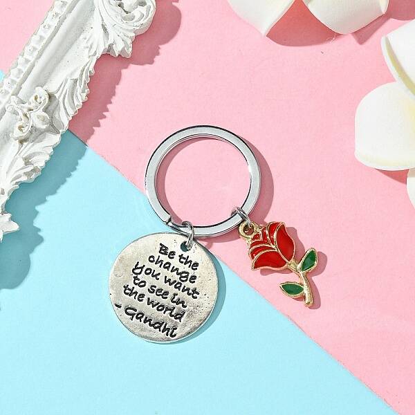 Alloy Enamel Keychain