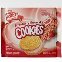 Good Humor Strawberry Shortcake Cookies Inspired By Strawberry Shortcake Bar 1 Box 372 g