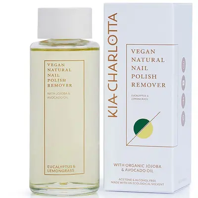 Kia-charlotta Nail polish remover naturale vegan 100ml