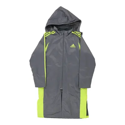 Age 11-12 Adidas Jacket - Medium Grey Polyester