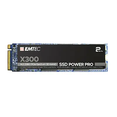 ECSSD2TX300 Emtec Power Pro X300 2TB PCI Express NVMe 3.0 x4 M.2 2280 Solid State Drive