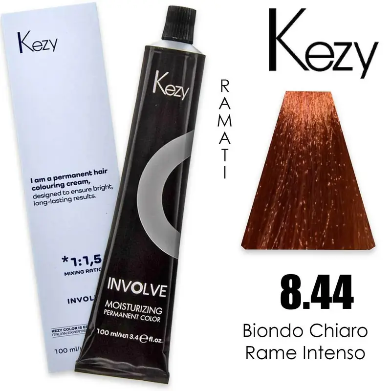 Kezy involve color 100 ml light blonde intense copper 8.44