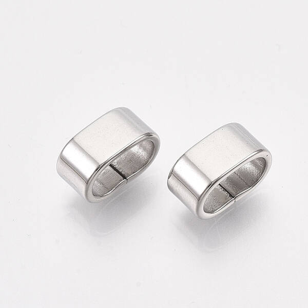 Tarnish Resistant 304 Stainless Steel Slide Charms