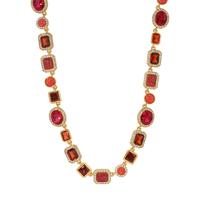 Cherry (Red) Solstice Gemstone Necklace