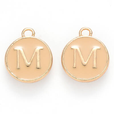 Golden Plated Alloy Enamel Charms