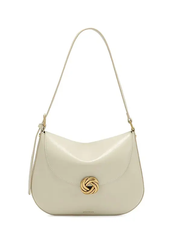 Smting leather saddle bag