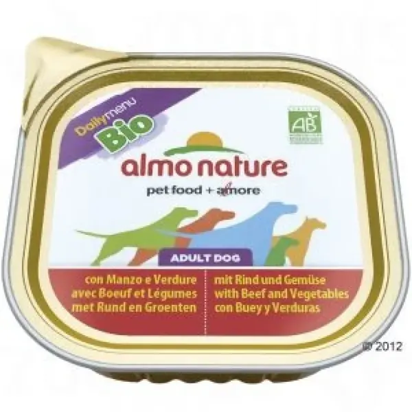 Almo nature Bio Organic Maintenance with Beef and Vegetables - 300GR