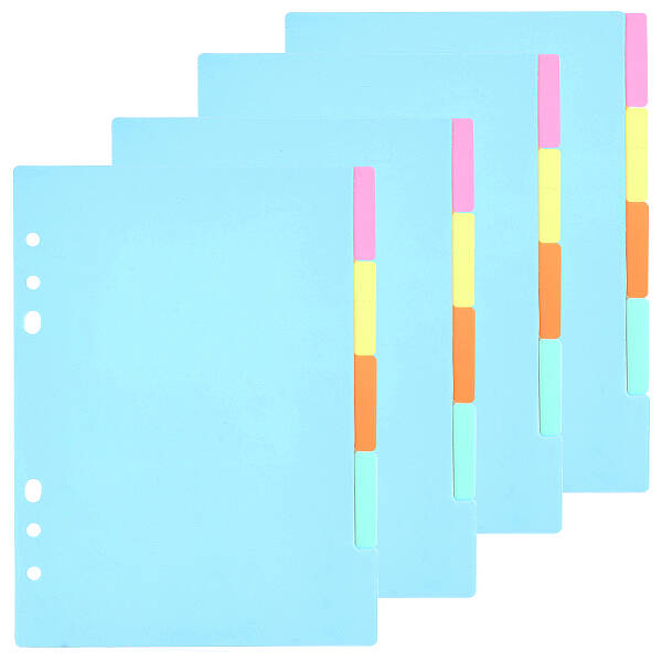 Paper Discbound Notebook Index Divider Sheets