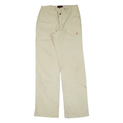 FJÄLLRÄVEN Mens Trousers Beige Loose Straight W32 L35