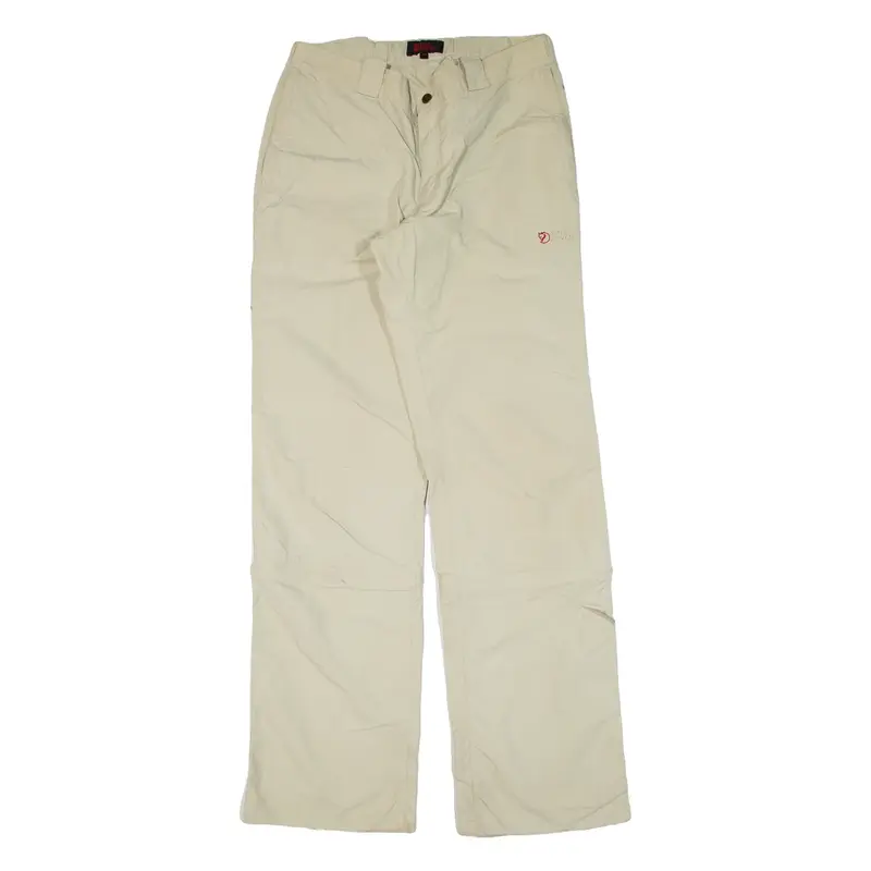 FJÄLLRÄVEN Mens Trousers Beige Loose Straight W32 L35