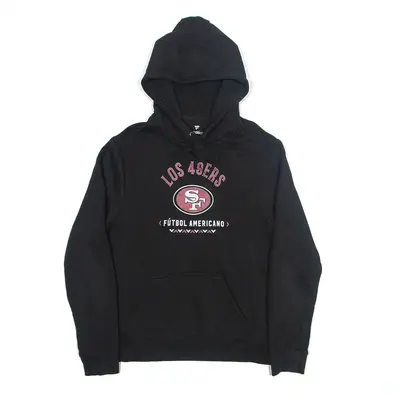 FANATICS Los 49ers Hoodie Black Pullover Mens L