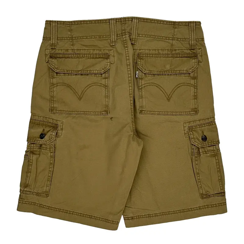 White Tab Levis Cargo Cargo Shorts - 34W 11L Khaki Cotton | Size: 34″ waist