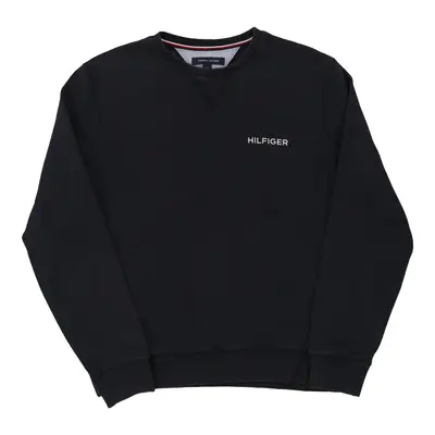 Tommy Hilfiger Sweatshirt - Large Black Cotton Blend