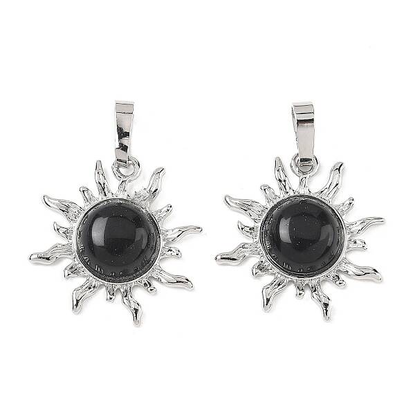 Natural Obsidian Pendants