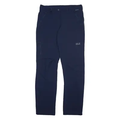 JACK WOLFSKIN Outdoor Womens Trousers Blue Regular Straight W30 L32