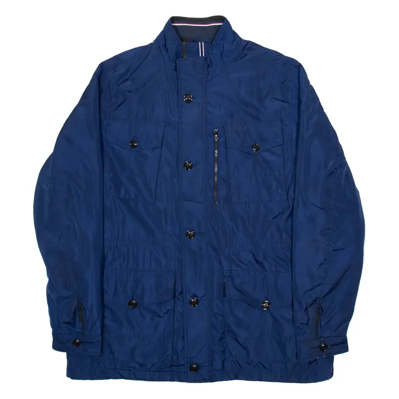 TOMMY HILFIGER Mens Parka Coat Blue 3XL