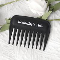 [KooKaStyle] Wide Tooth Comb, Portable Anti-static Comb for Human Hair Synthetic Hair Extensions Wigs Hairpieces, Styling Hai...