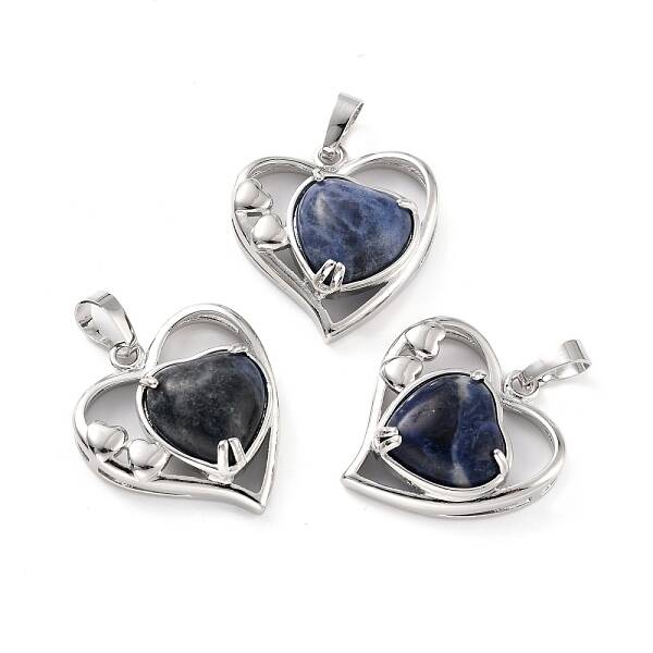 Natural Sodalite Pendants