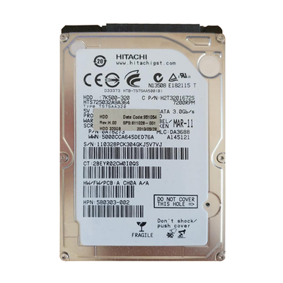 611028-001 HP 320GB 7200RPM SATA 3Gb/s 16MB Cache 2.5-inch Hard Drive