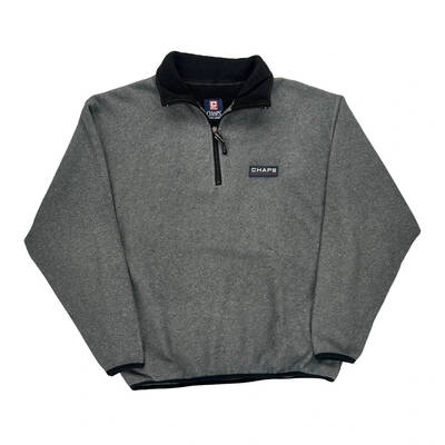 Chaps Ralph Lauren Fleece - Large Grey Polyester