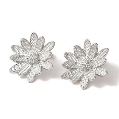 Rack Plating Brass Stud Earrings