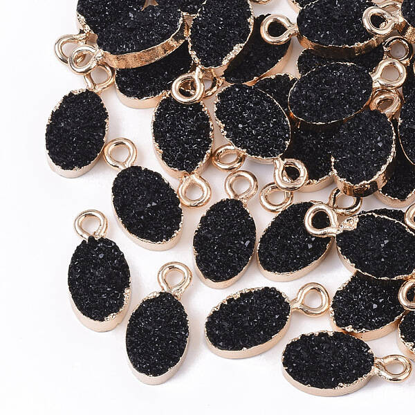 Druzy Resin Pendants