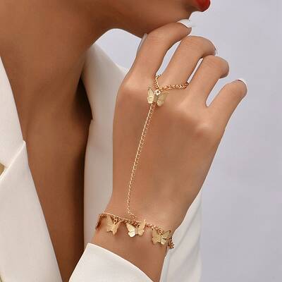Iron Butterfly Ring Bracelet
