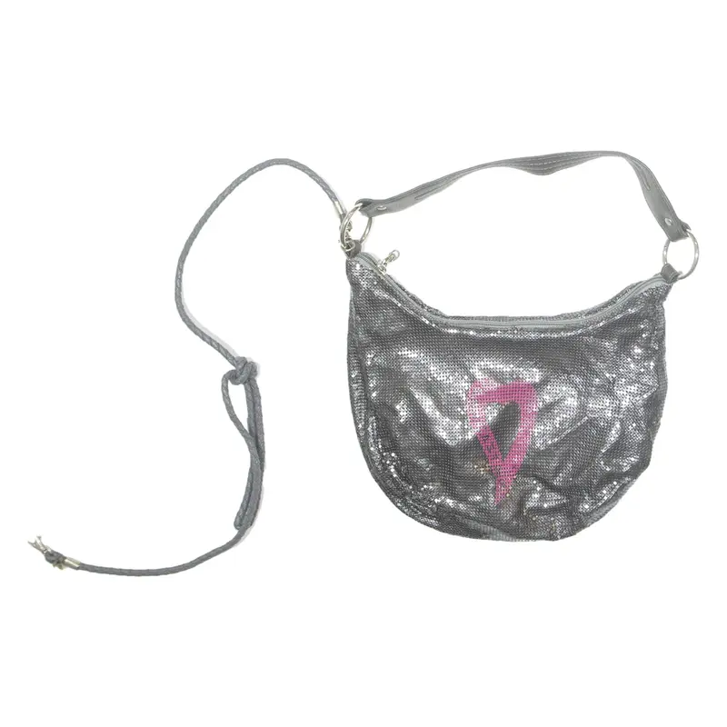Womens Shoulder Bag Silver 90s