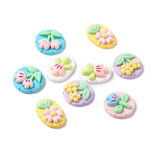 Opaque Resin Cabochons
