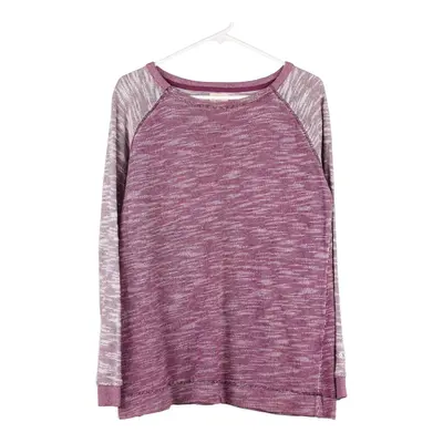 Champion Sweatshirt - Medium Purple Cotton Blend