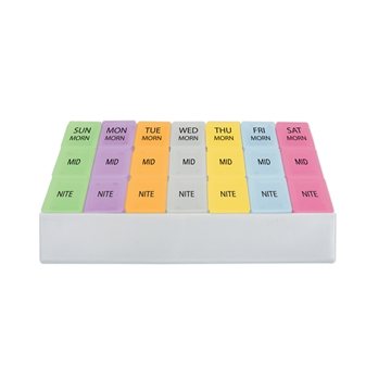 100 Promotional Jumbo Three For Me Medicine Tray - Removable & ...