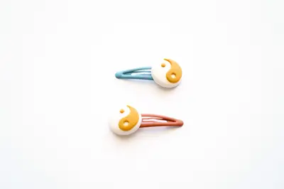 Snap clips set - Ying Yang