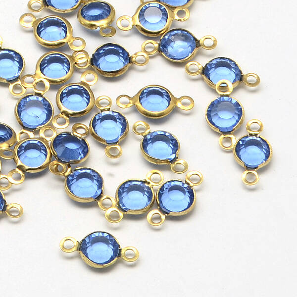 Brass Glass Links/Connectors