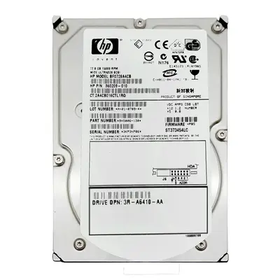 3R-A6410-AA HP 72.8GB Ultra-320 SCSI 15000 3.5-inch Hard Drive