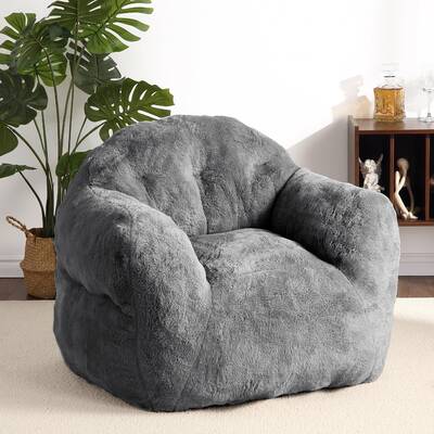 Garvee Bean Bag Chair with Filler, 51” Giant Bean Bag Sofa for Adults Kids, Soft Cozy Large Beanbag Sofa Chair with Armrest...