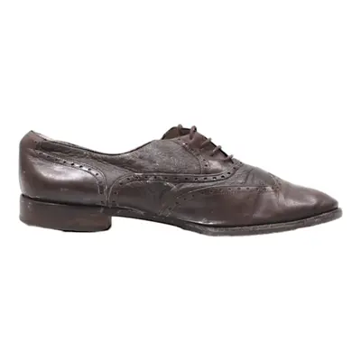 BALLY Brogue Shoes Brown Leather Mens UK 6.5