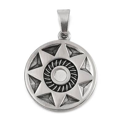 304 Stainless Steel Pendant Rhinestone Setting