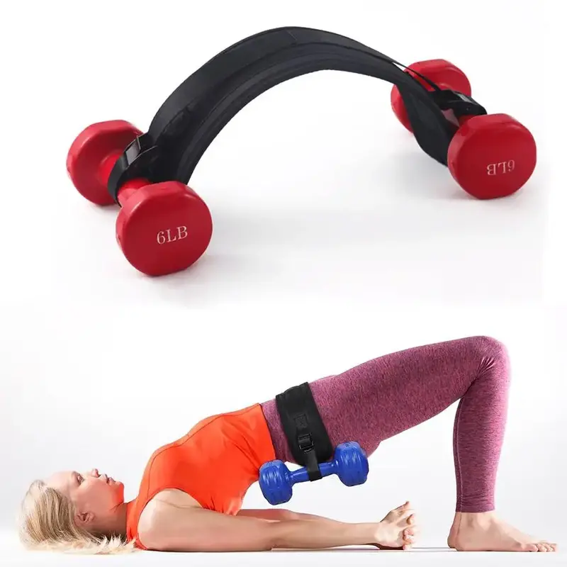 Hip Thrusting Belt, Summer Waist Weight Training Belt, Soft Comfortable Breathable Durable Waist Load Training Belt, Hip Push...