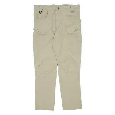 Outdoor Trousers Beige Regular Tapered Mens W34 L28