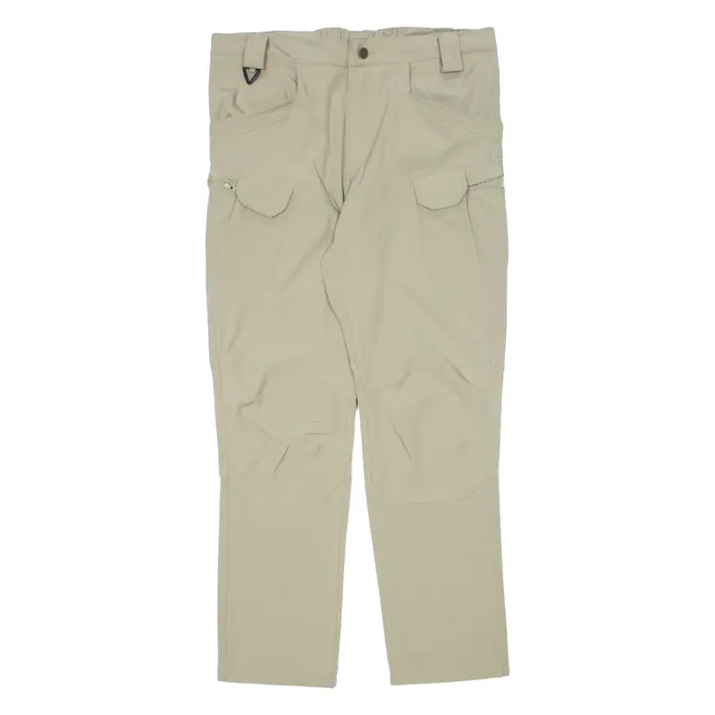 Outdoor Trousers Beige Regular Tapered Mens W34 L28
